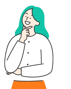 笑顔の女性のイラスト