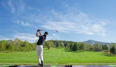 ルスツリゾート-ゴルフ場-ドライビングレンジ