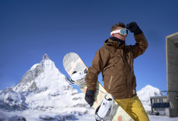 野沢温泉スキー場 スノーボーダー