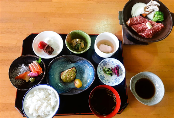 ヴィレッジ女神湖 料理